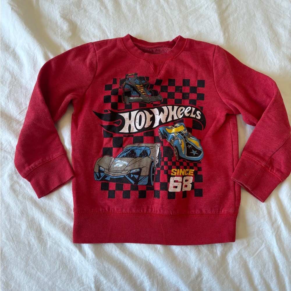 Hot Wheels Boys Size 6 Sweatshirt